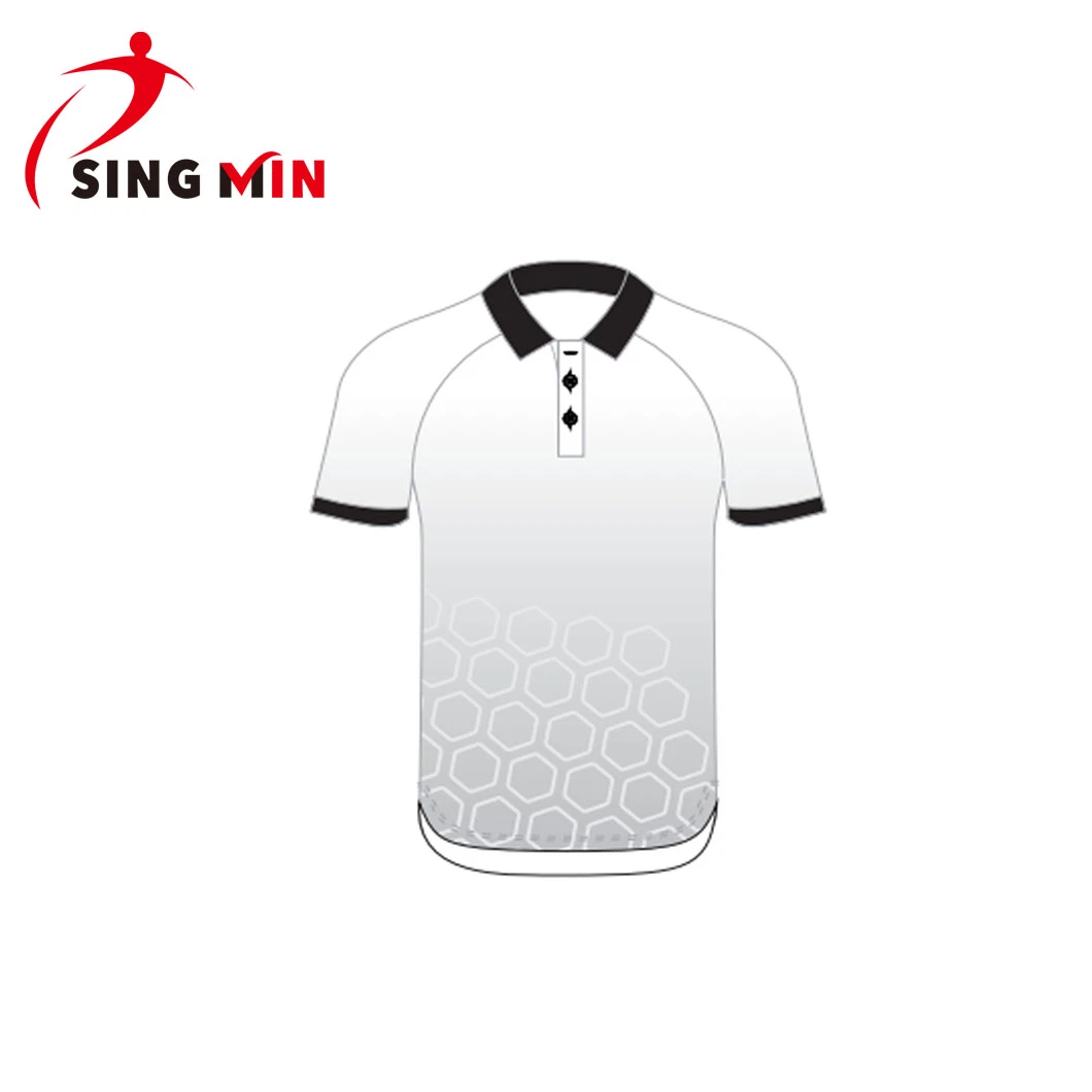 Großhandel/Lieferant Atmungsaktive Dry Fit Sublimation Print Männer Jersey Custom Design Poloshirt