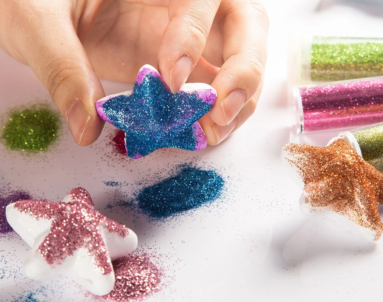 El arte de lujo de Colores Locos Glitter batidos de frascos Kit Set