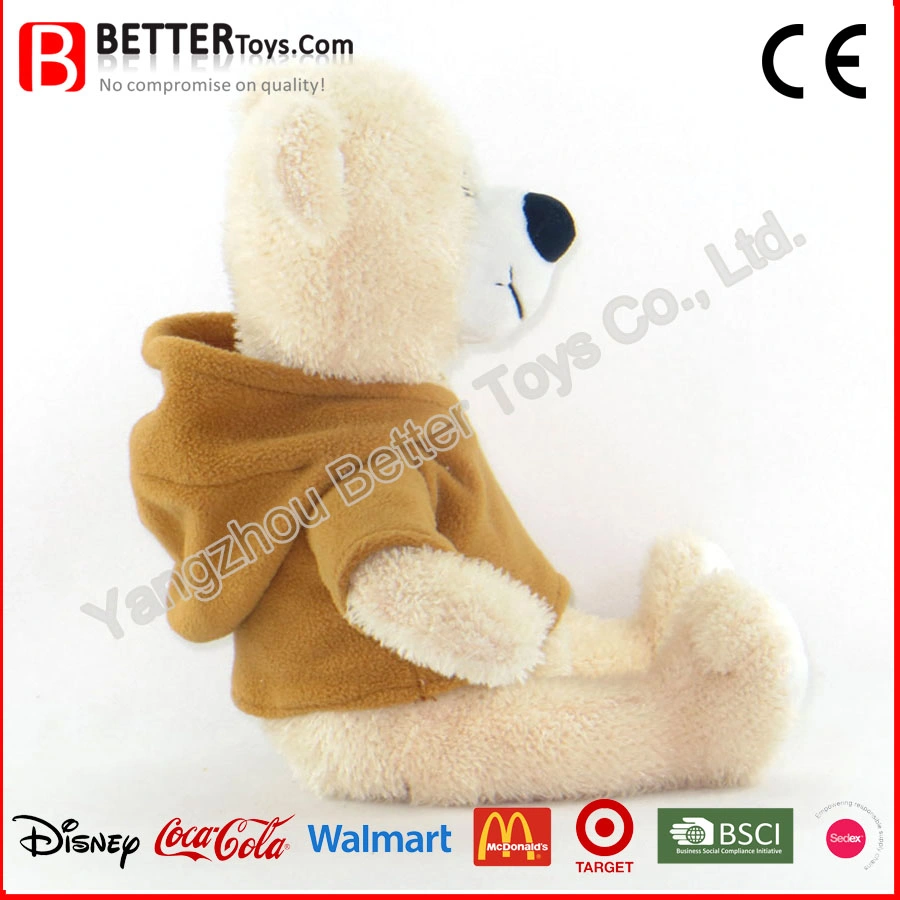 BSCI Certified Promotion Gift Plush Teddy Bear Toy in Hoodie