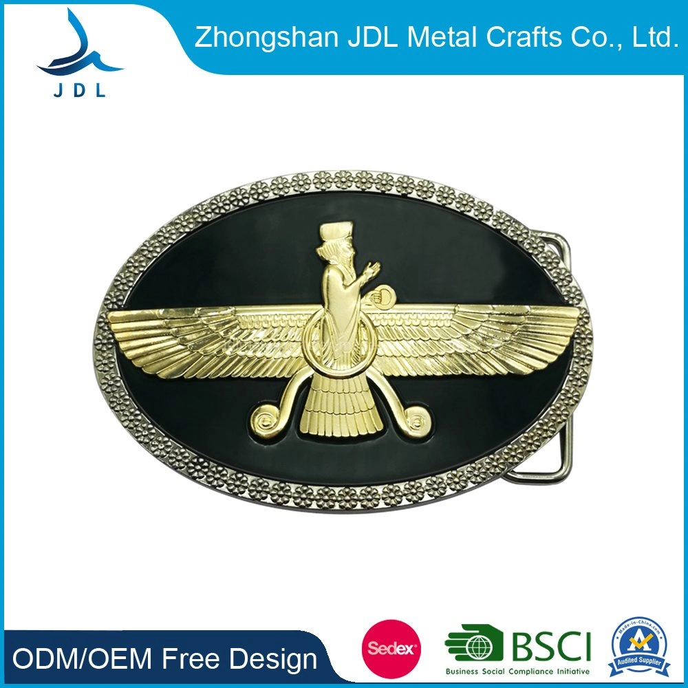 Wholesale/Supplier Custom Made 3D Fashion Logo Webbing Seat Zinc Alloy/Brass/Western Antique Silver Adjustable Metal Pin Belt Buckles for Leather Belt (belt-038)