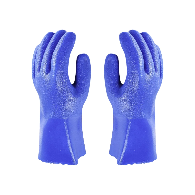 Mate de PVC Guantes de protección laboral para la pesca de mariscos acuáticos Antideslizante impermeable Wholesale/Supplier