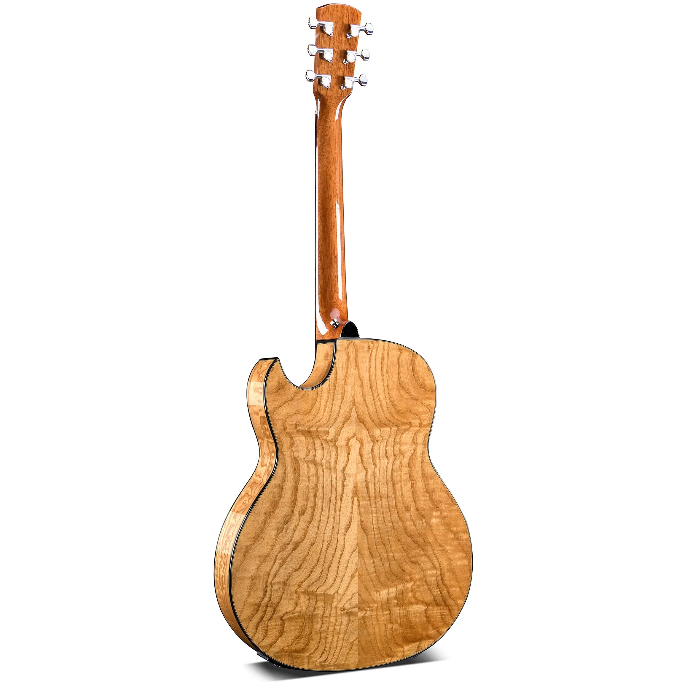 Wholesale/Supplier Hot-Sale Quited Willow Top 41 Inch Acoustic Guitar Accept OEM