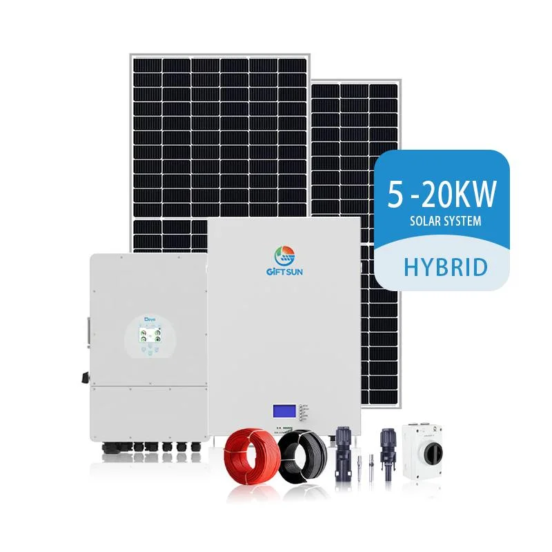 Conversor de preço de fábrica sistema de alimentação solar de 5 kw 8 kw 10 kW 12 kW sistema de painel de energia solar híbrido de 48 V de 15 kw