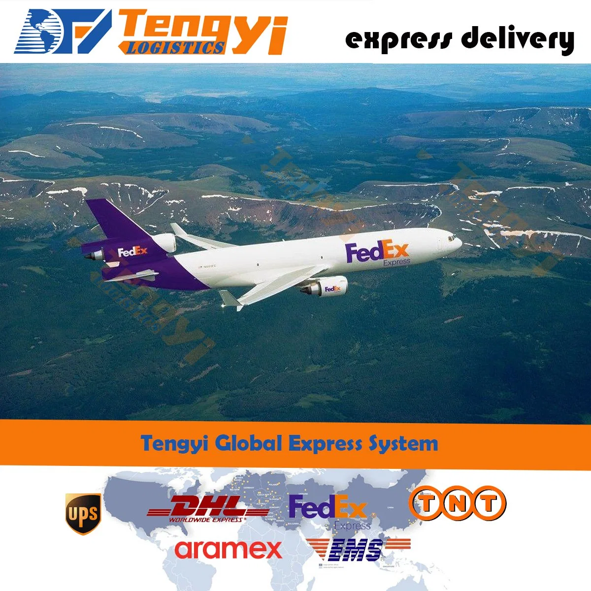 Fletes aéreos económicos DHL o UPS/FedEx y TNT Express entrega a Perú Filipinas Polonia/Portugal/agente marítimo desde China