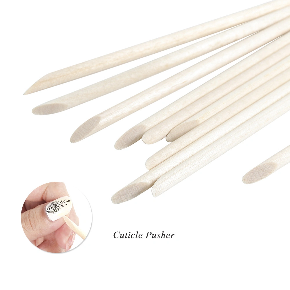 High Quality Manicure Tool Cuticle Pusher Remover Nail Art Wooden Sticks