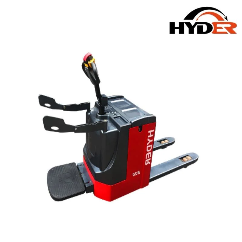 China Manufacturer Wholesale/Supplier 3.0t Strengthen Structure Standing Pallet Truck with EPS