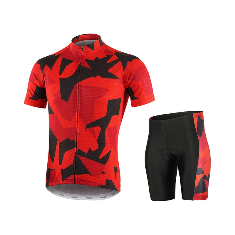 Favorable Air Permeability Mountain Bike Trim Knitted Printed Mesh Fabric Sportful Cycling Wear