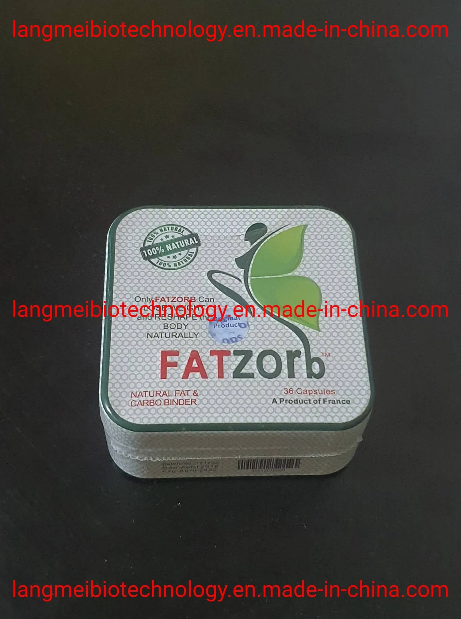 Venta caliente 100% Original Fatzorb Slimming Pastillas fuerte 7 días de las cápsulas de pérdida de peso