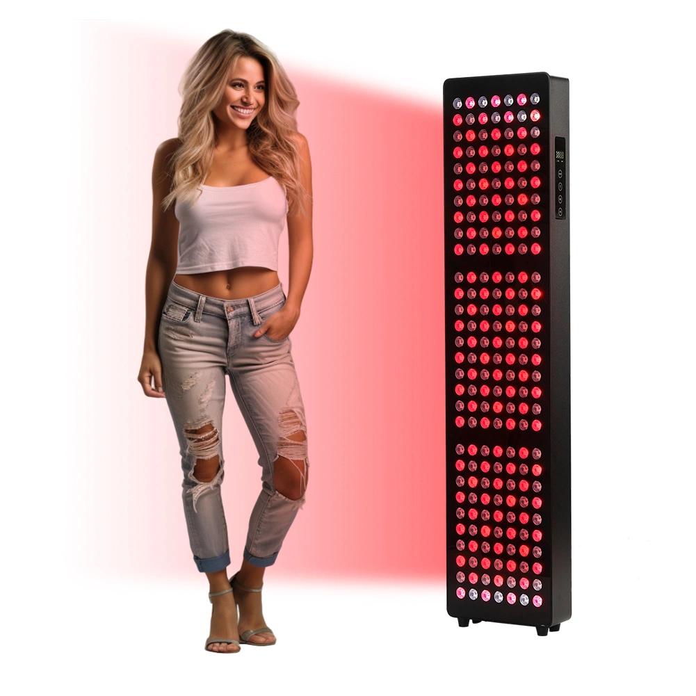 Christmas Creative Gifts Face Skin Beauty Pulse Mode Rh1000 210PCS LED Full Body Infrared Lamp Device Red Light Therapy Panel Light