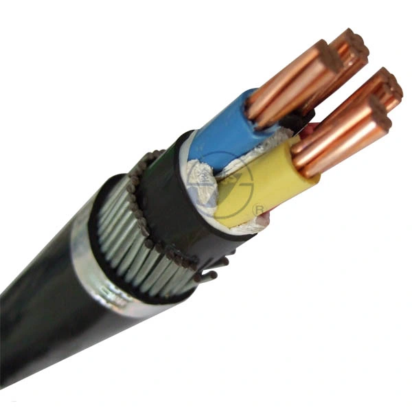 O PVC elétrica eléctricos de cobre flexível de borracha Isolados em XLPE Cabo de Controle