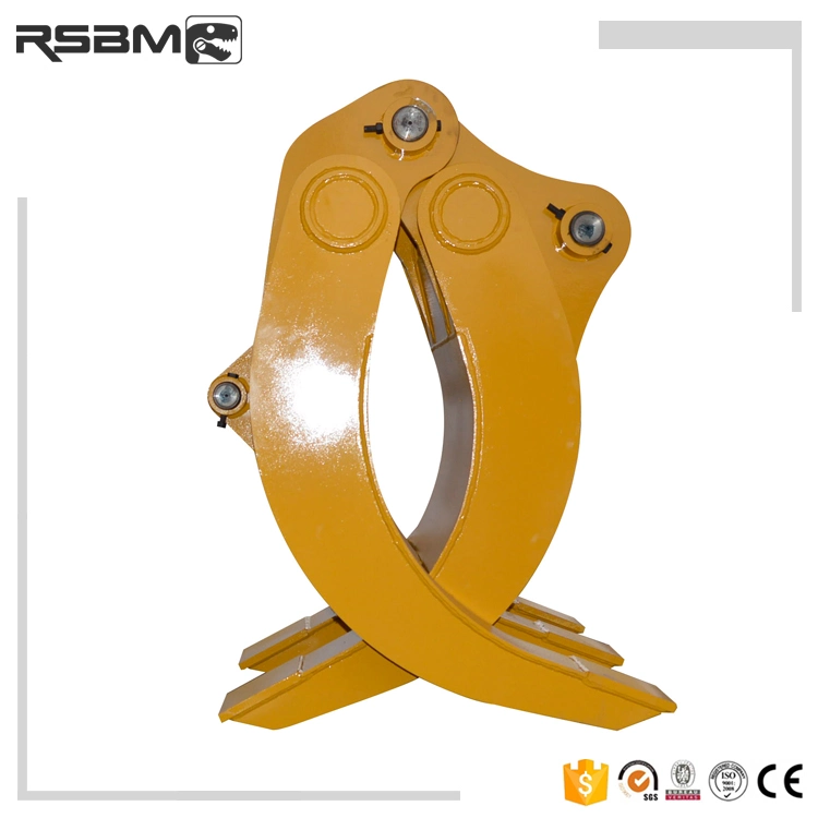 3*2 Tines Stone Grapple for 20ton Excavator