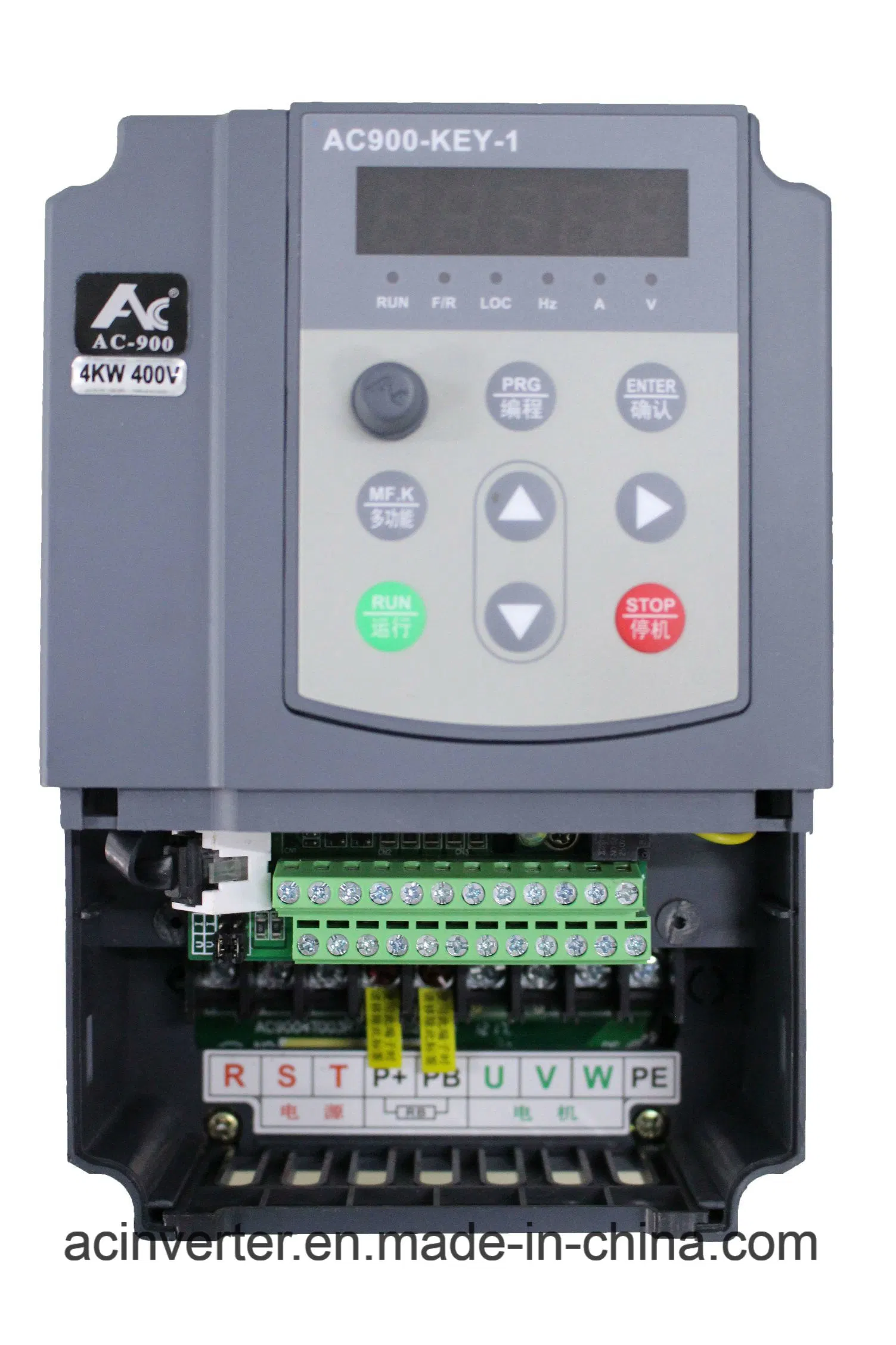 AC400V AC Motor Industrial Drive Variable Voltage Variable Frequency Inverter 3p 5.5kw with User Manual