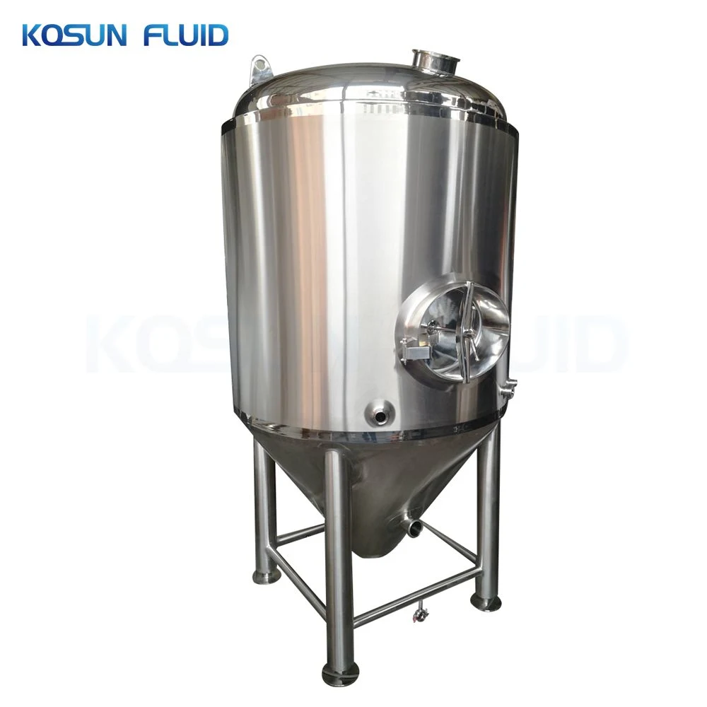 1000L Jacketed Conical Beer Fermentor