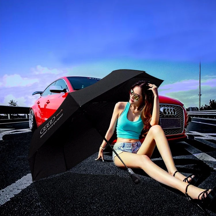 Audi Automatic Full Car Safety Sunny Rainy Fashion Creative Men Women Business Folding Umbrella Windproof Gifts High quality/High cost performance 