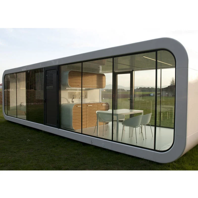 Customized Prefabricated Container Factory Price Portable Mobile House Modular Prefab House Office Pod Apple Cabin