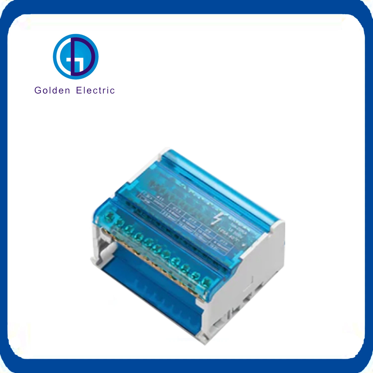 Plastic Brass Cable Connector Power Distribution Bus Bar Terminal Block Waterproof Junction Box