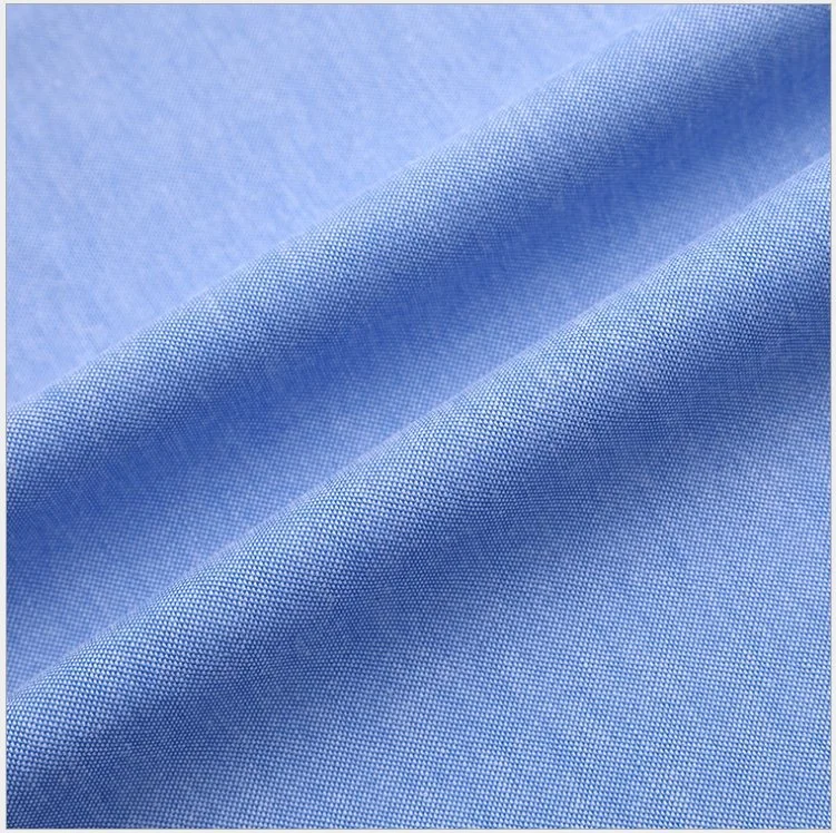 Yarn-Dyed CVC 50/50 Oxford England Classic Casual Dress Shirt Uniform Fabric