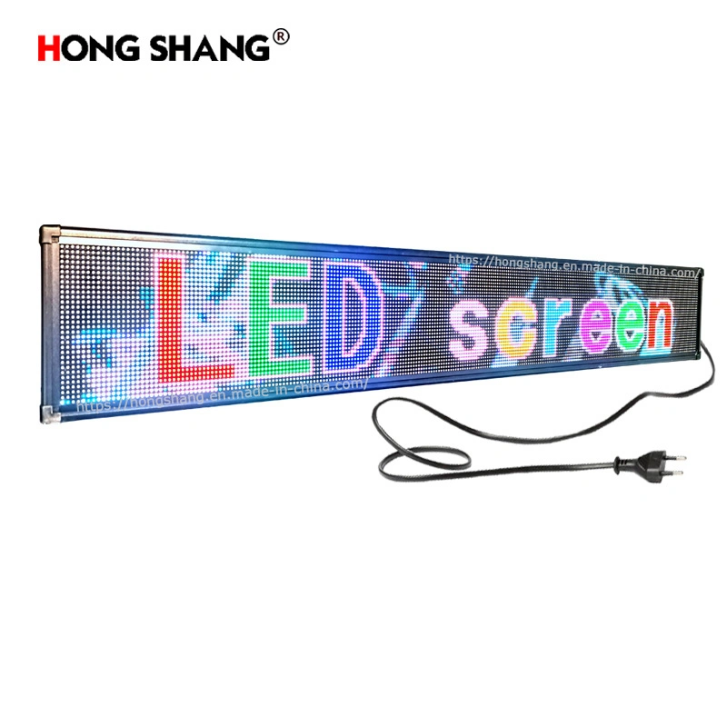 Store Mini Advertisement LED Display Indoor Window Scrolling Screen