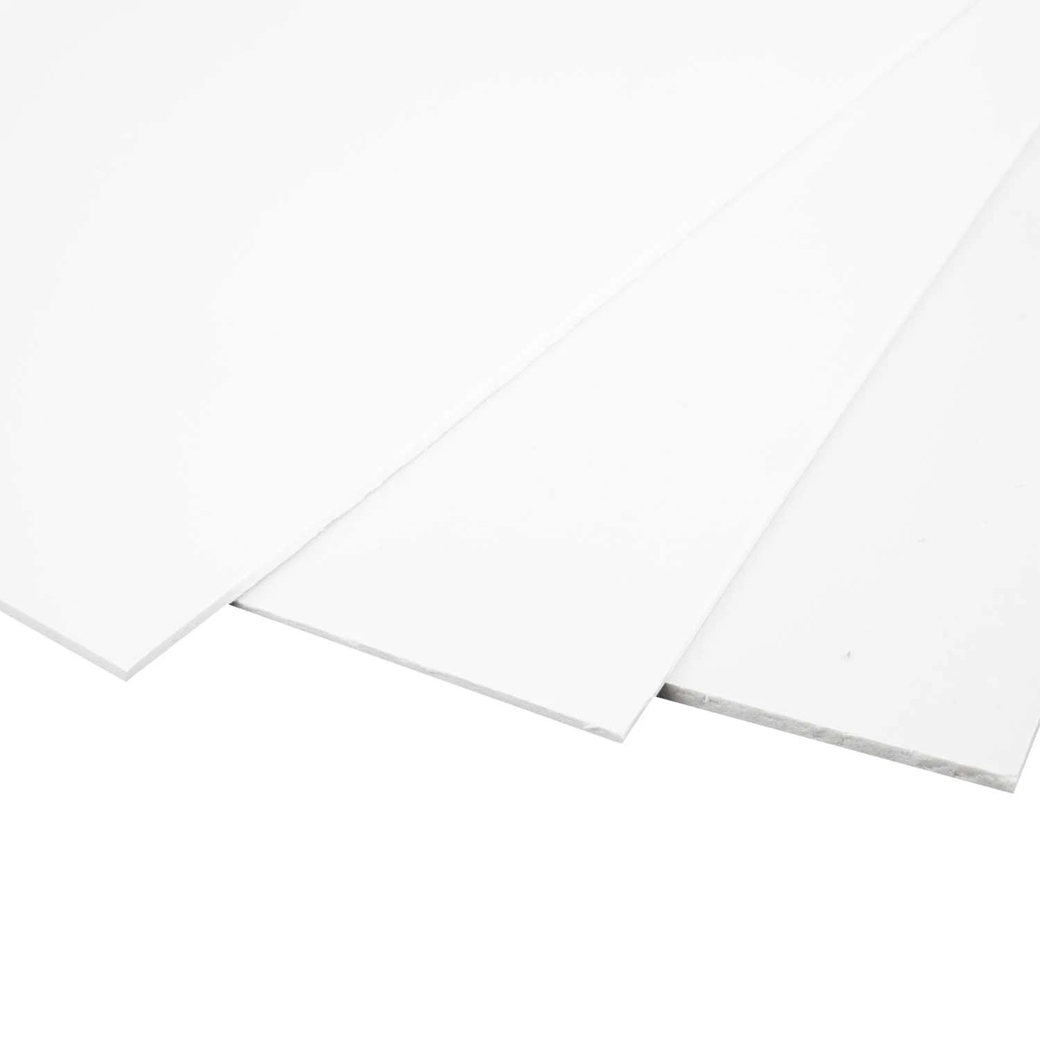 Sankeqi 4*8FT Feuille de mousse PVC blanche Planche Sintra Produits en plastique Matériau publicitaire