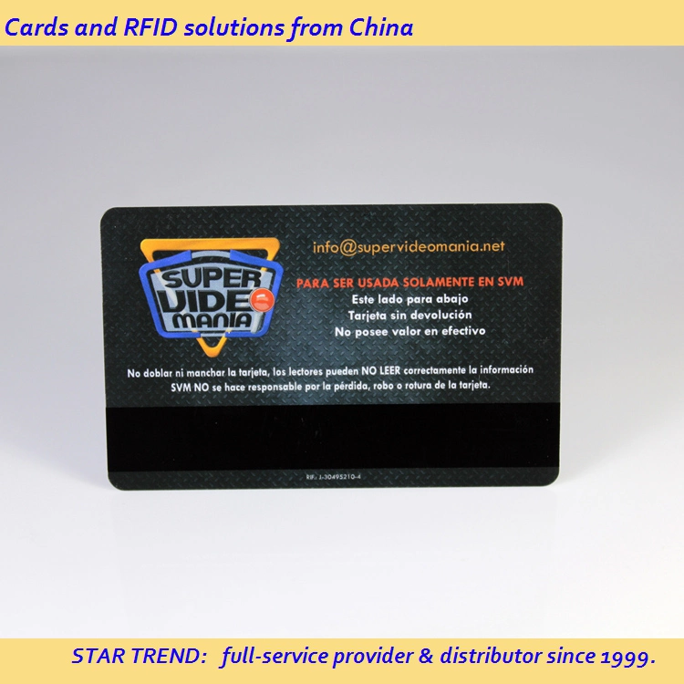 Plastic Membership Gift Card with Magnetic Stripe