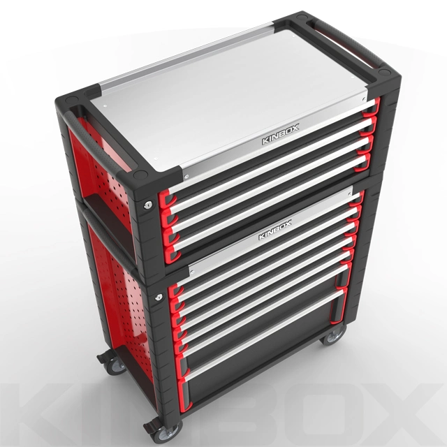 Kinbox Garage Hand Tool Storage for Workshop with Stainless Steel Worktop