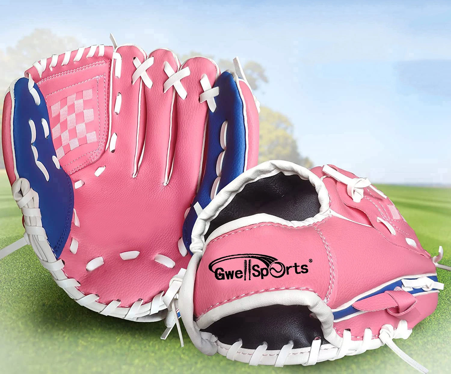 Beball Picher Mitt for Boys niñas mano izquierda infielder Béisbol Guante de campo