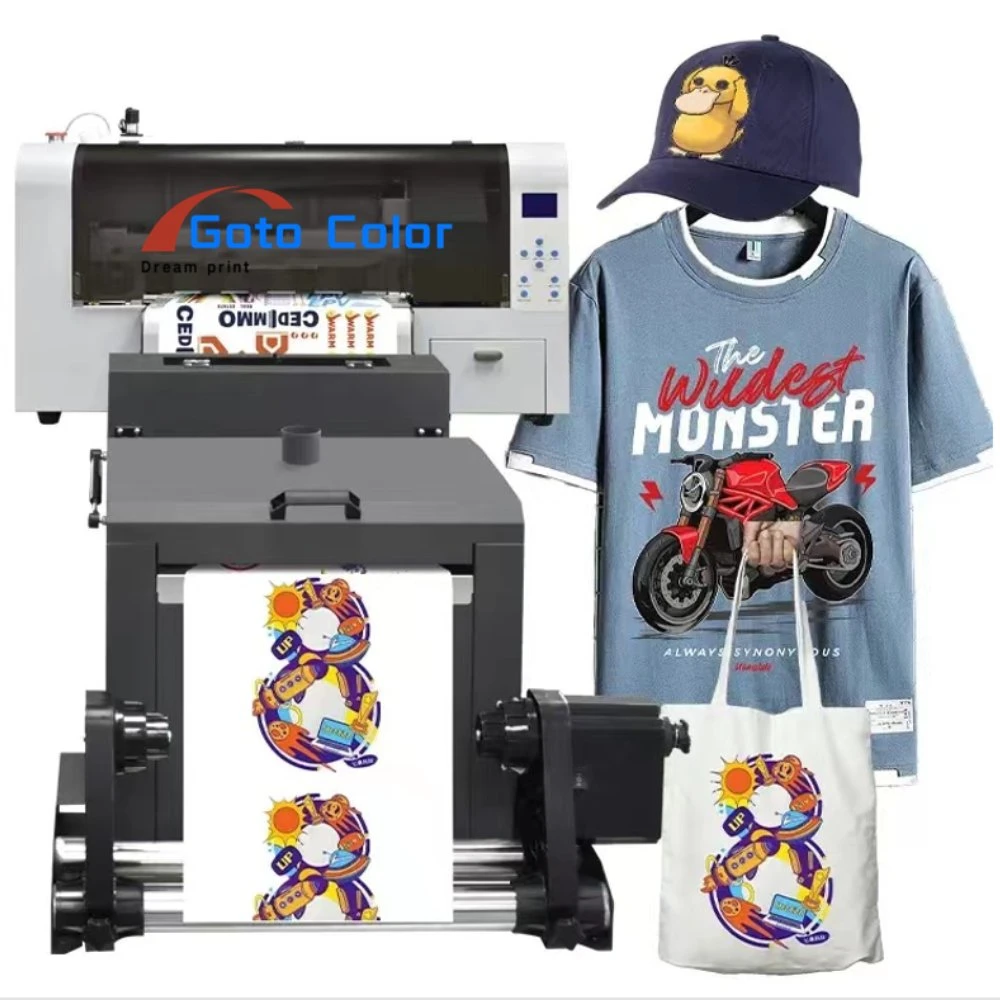 A3 Dtf Printer Dtf Direct to Film Transfer Printing Machine Powder Shaker and T-Shirt Heat Press Machine White Ink Machine