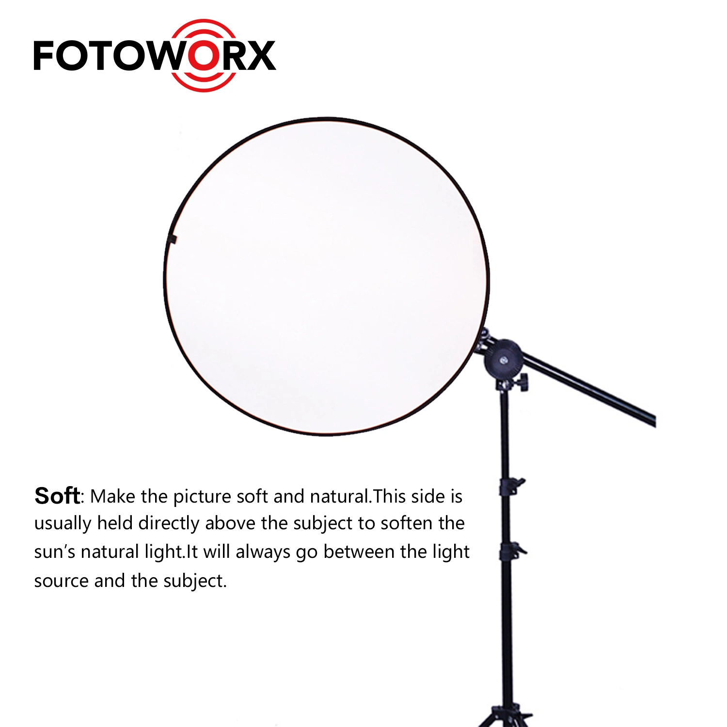 80cm 5-en-1 Plegable Portátil Ronda Multi-Disc Reflector fotografía