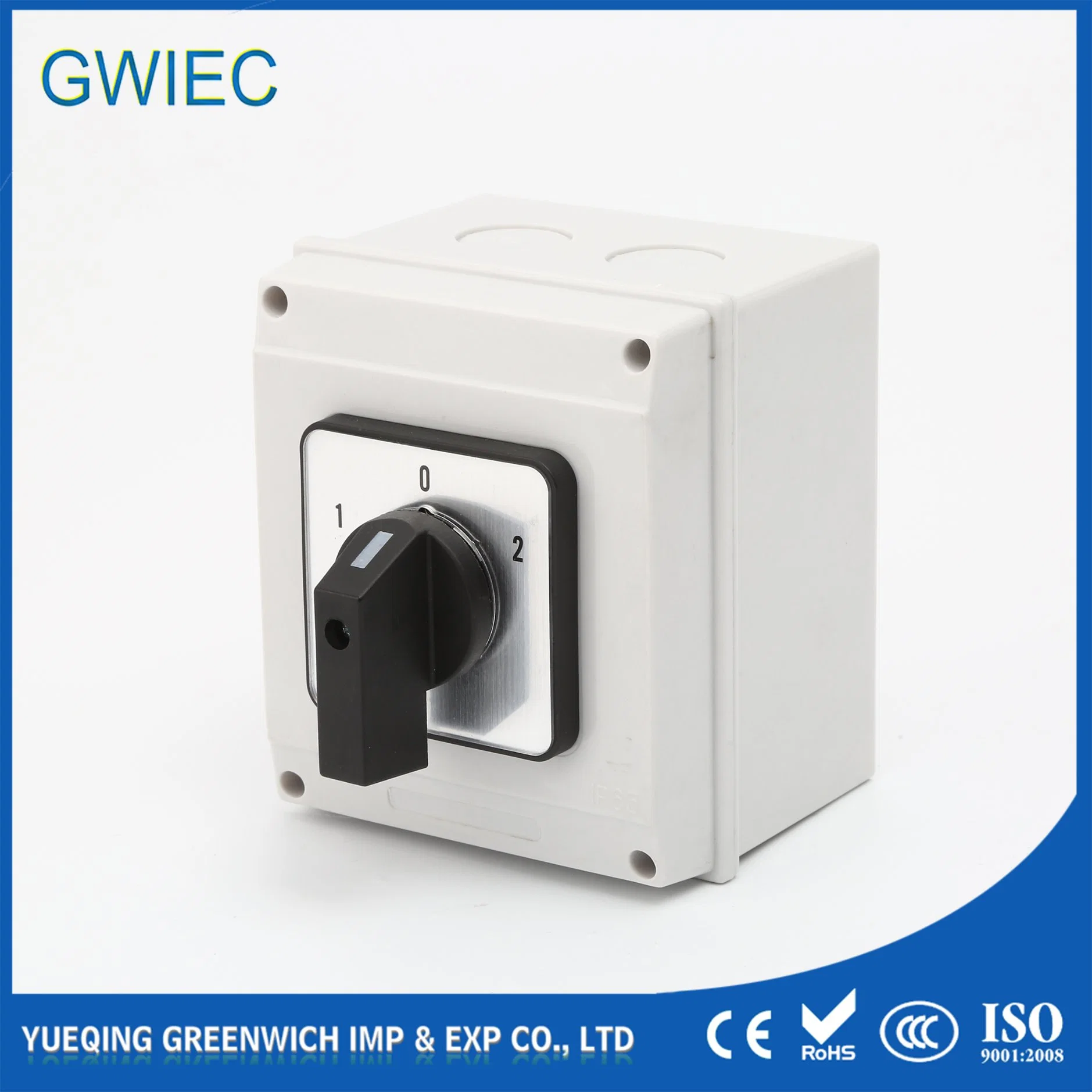 Single Button Three Phase Gwiec Wenzhou, Zhejiang, China Rotary Switch Box