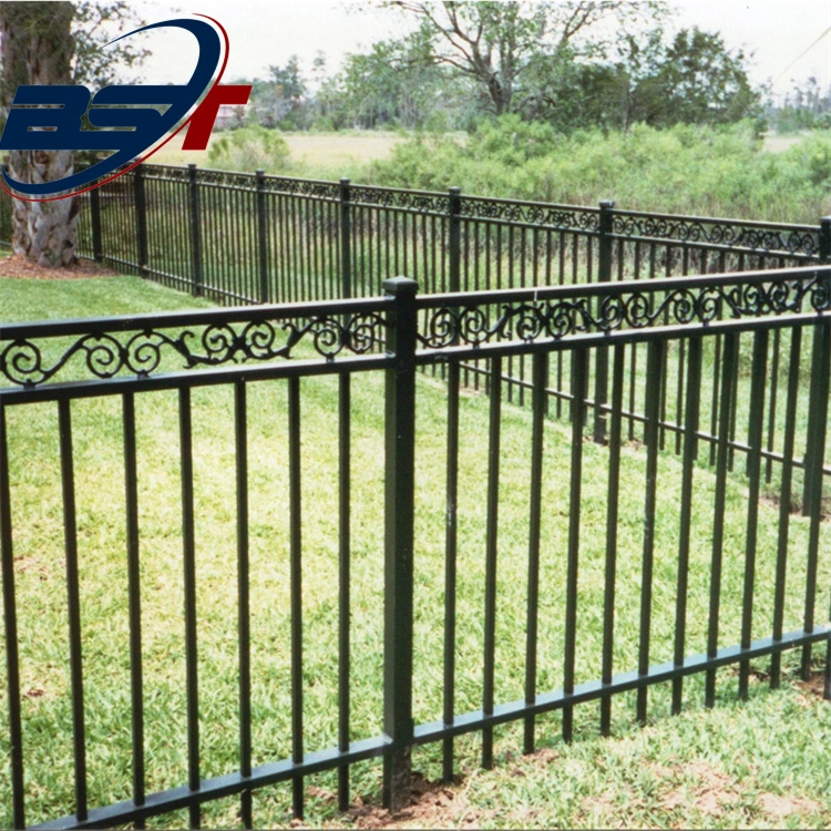 Garden Balcony Terrace Pool Metal Steel Terrace Fencing Panel Welded Residential Metal Yard Modern Aluminum Stainless Steel Galvanized Horizontal Picket Fence