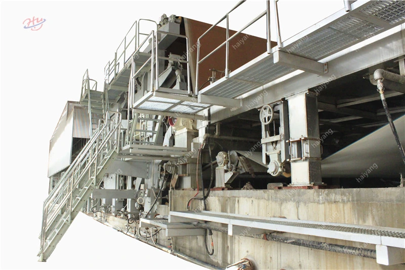 Waste Automatic Haiyang Papermaking Machinery Test Liner Kraft Paper Making Machine