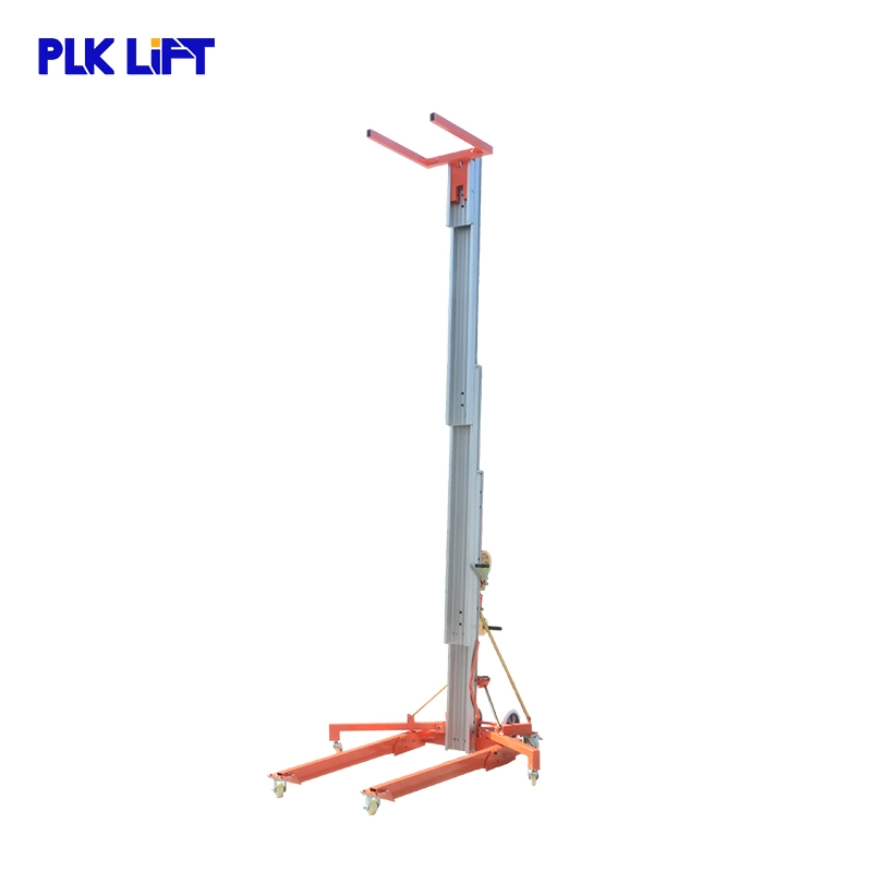 3.5m 5m Manual Material Lift for Air Conditioner Installing