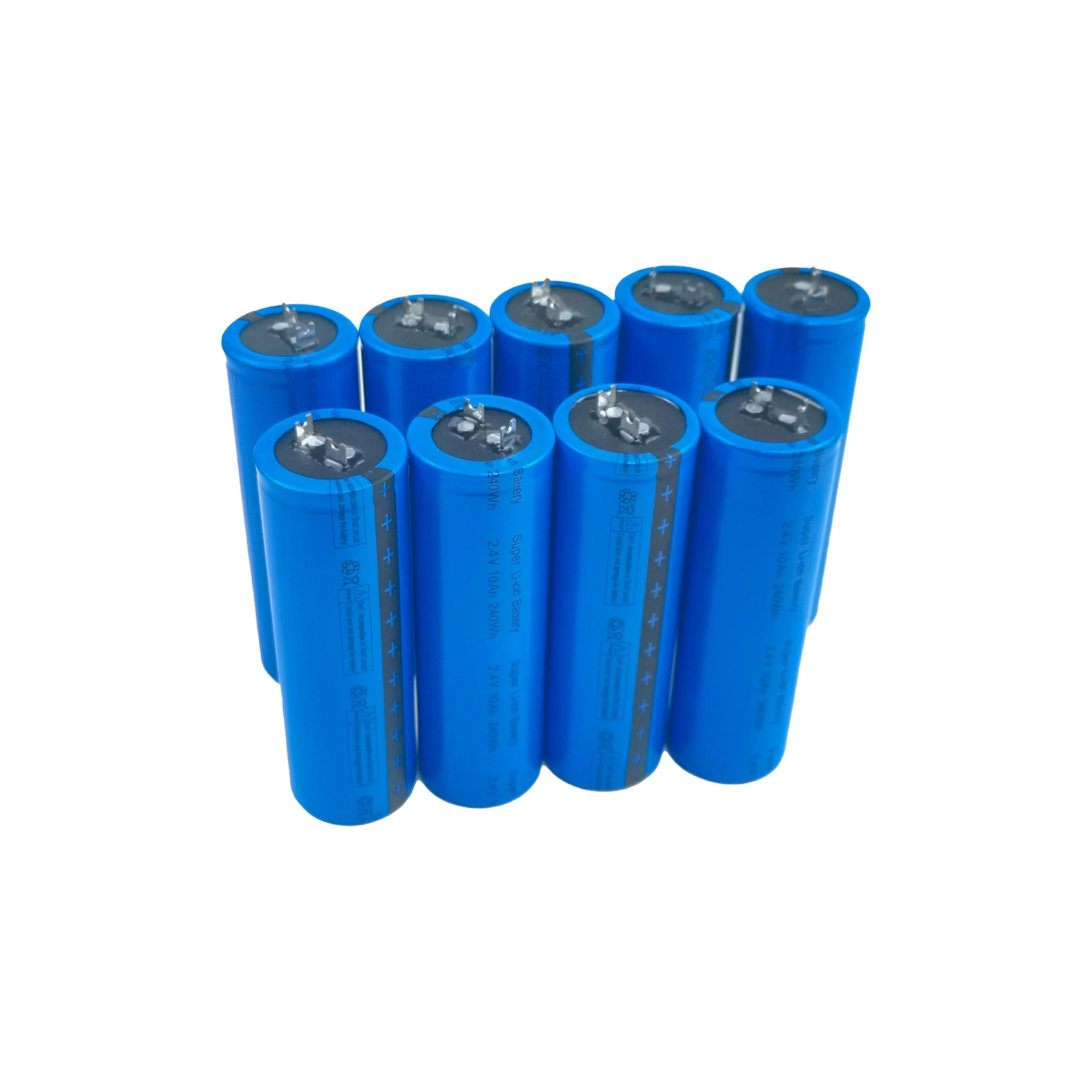 New Energy Lto Battery Pack 2.4V 10ah Li-ion Cylindrical Cell 40120/40130 Lithium Titanate Battery for Toy Car/ Soar System/Electric Tool