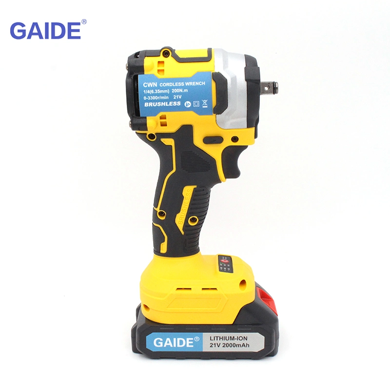 Fabricante Gaide chave de fenda sem fio Star Power Tool com carregador de mesa E 2.0 bateria