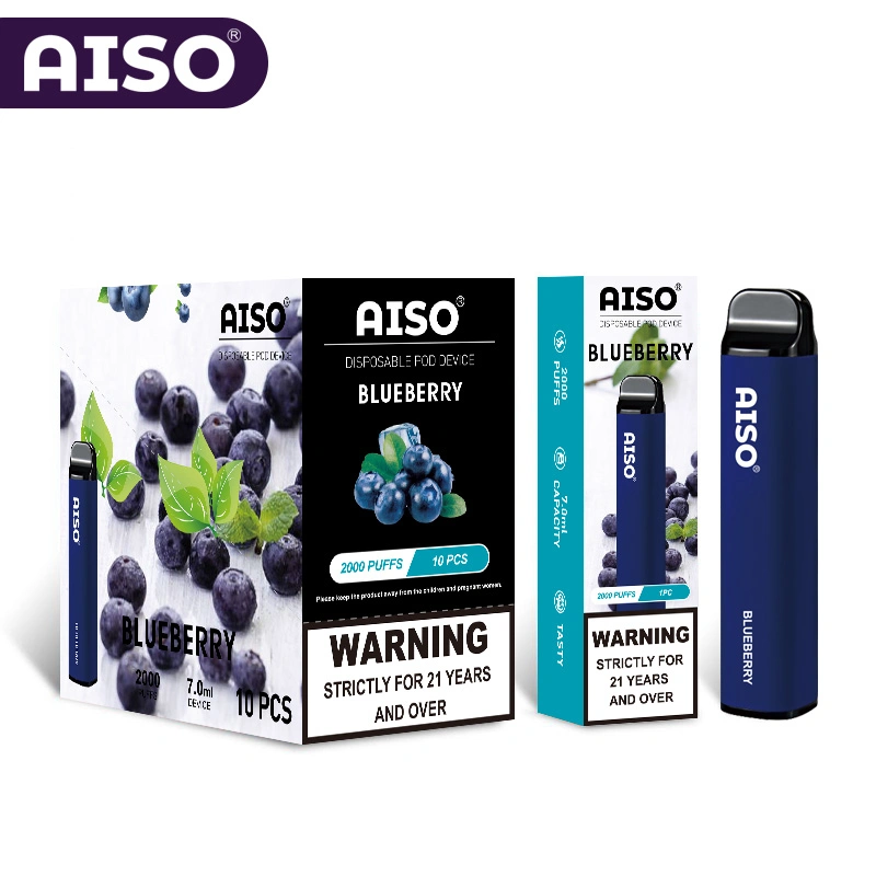 2022 Aiso 2000 Portable Mini Health Disposable Electronic Cigarette