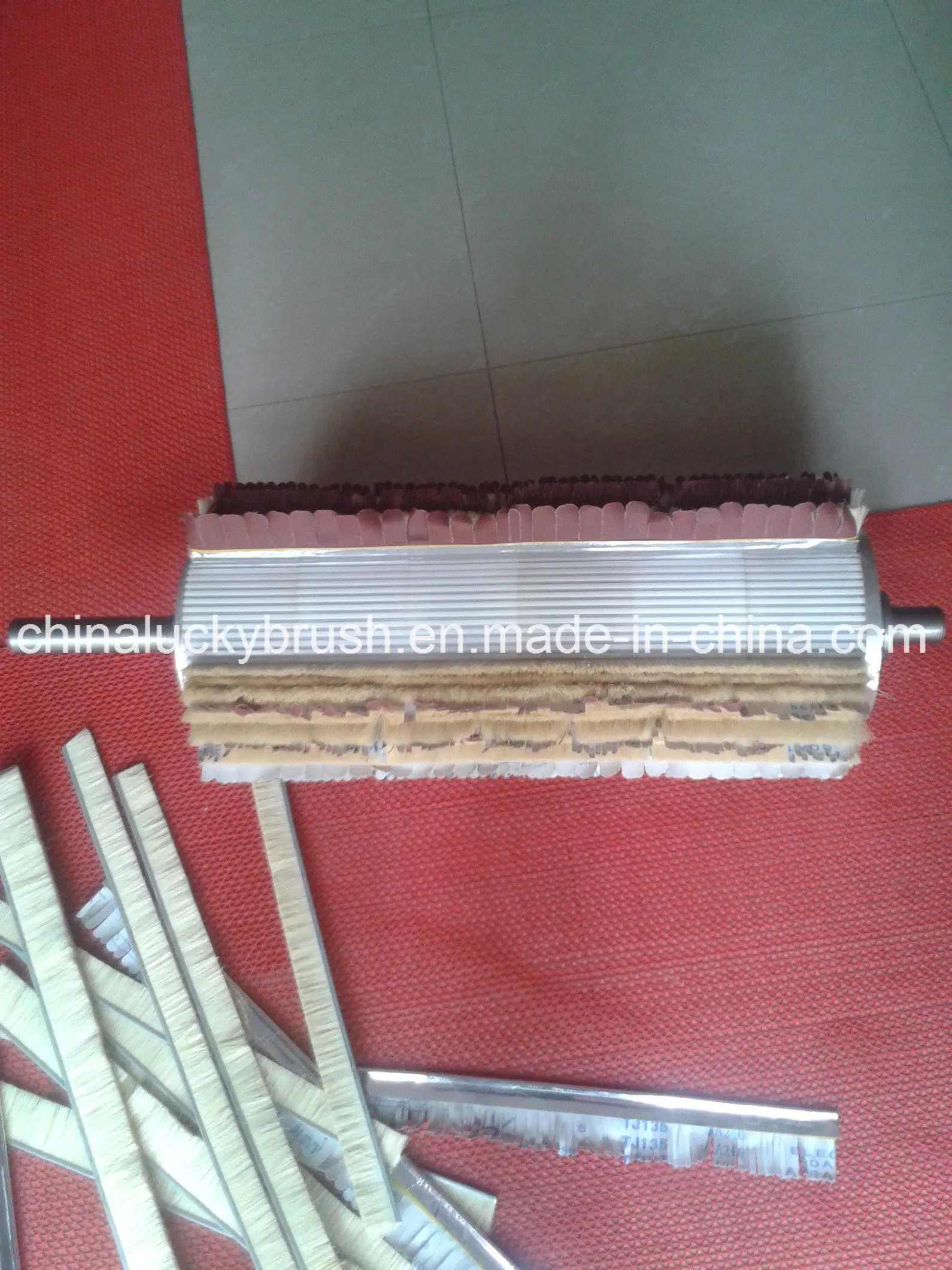 Sisal Mixture Wire Strip Brush for Sanding Machine (YY-113)