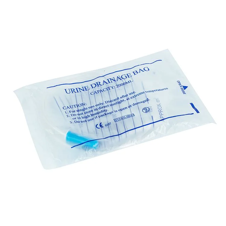 Urine Bag Disposable 2000ml Urine Bag Medical Transparent Drainage Collection Bag