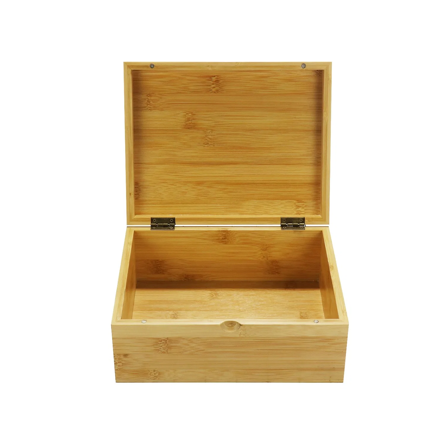 Madera maciza de almacenamiento de bambú hechas a mano naturales de la artesanía de regalo cajas de embalaje