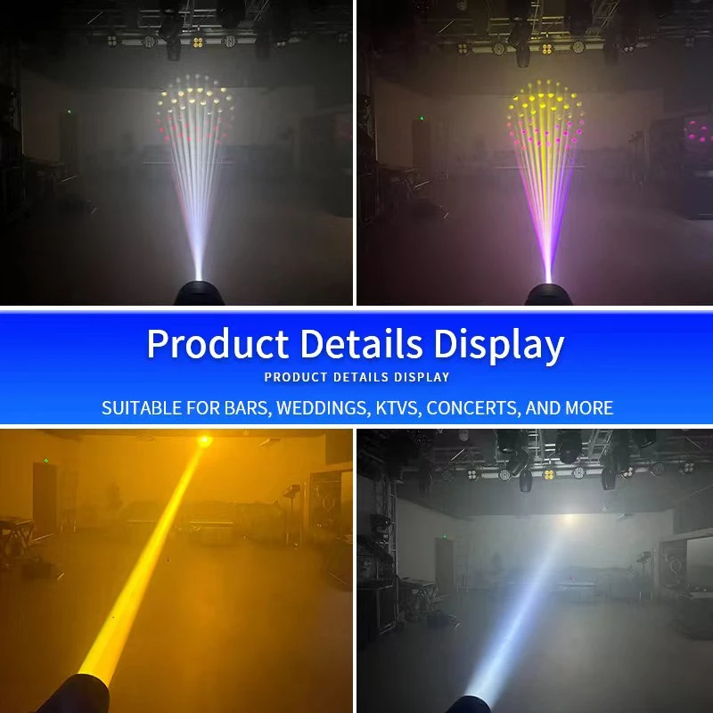 Eclairage de scène professionnel à faisceau LED 7r 230 W de haute qualité Phares mobiles plus aiguisage