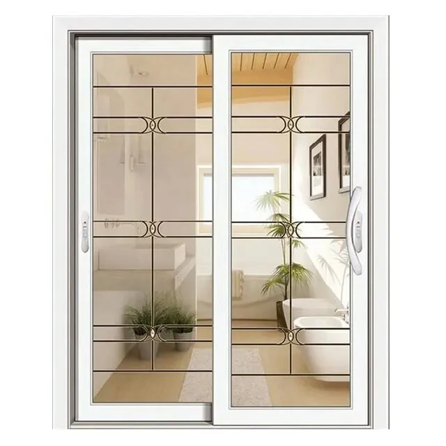 UPVC Quality Superior 136z Commercial Hurricane Resistant Metal Framed Sliding Glass Door for Villa Building