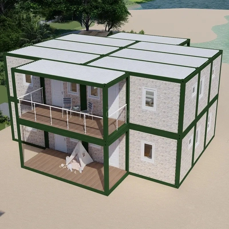 Structures simples en acier personnalisées Construction préfabriquée conteneur petite maison