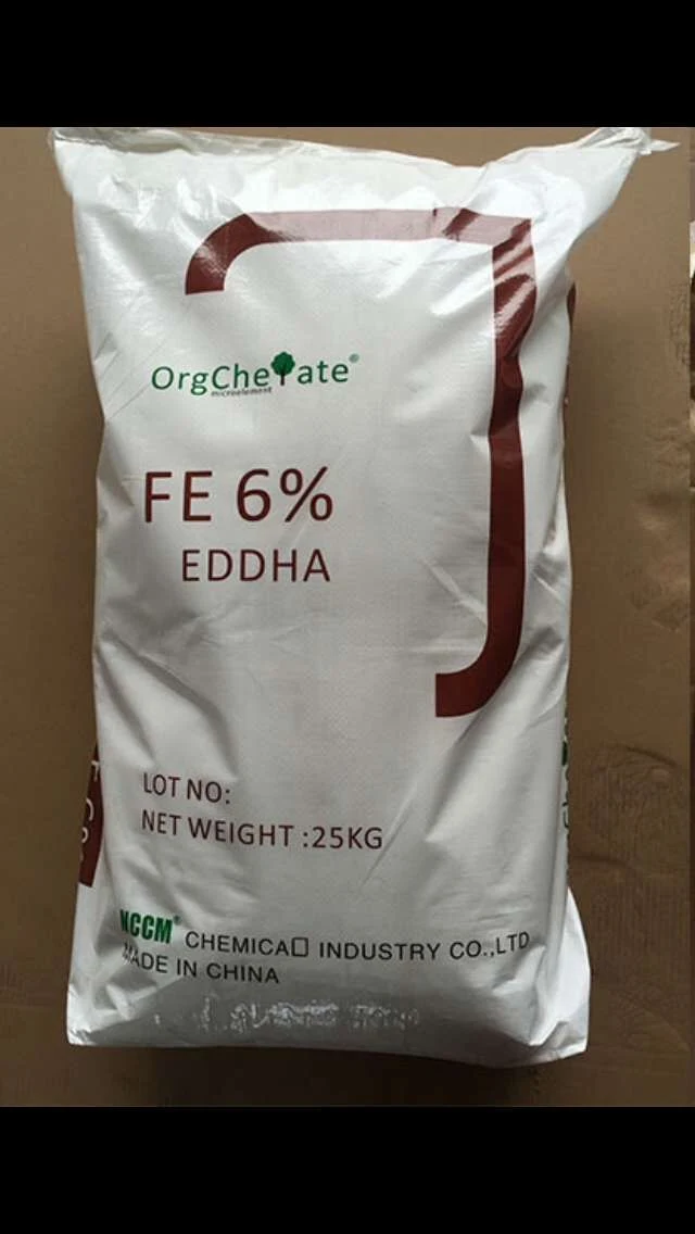 Fer EDDHA de 6 % pour les micronutriments Micro Granules EDDHA Engrais chélate Fe Prix de 6 %