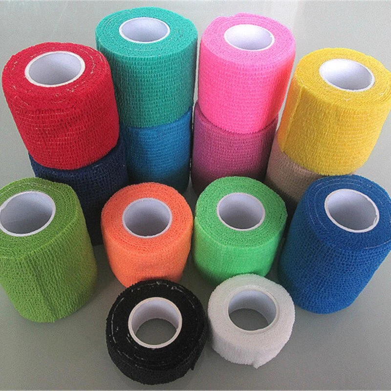 Colorful Medical Surgical Sport Self-Adhesive Cohesive Bandage with CE FDA Convenient