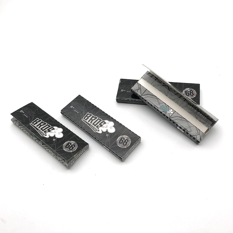 Bros Black 66 Sheets Mini Size Slim 70X36mm Smoking Rolling Papers