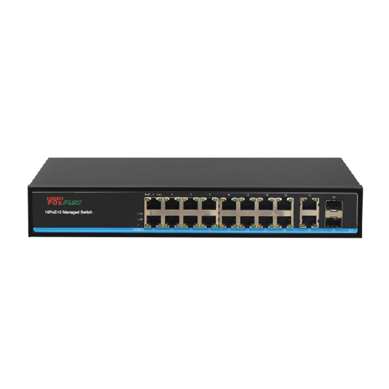 5/8/12/16/24/28 puertos gestionados Poe Ethernet Switch, Telnet o consola de soporte de SNMP/Web Management