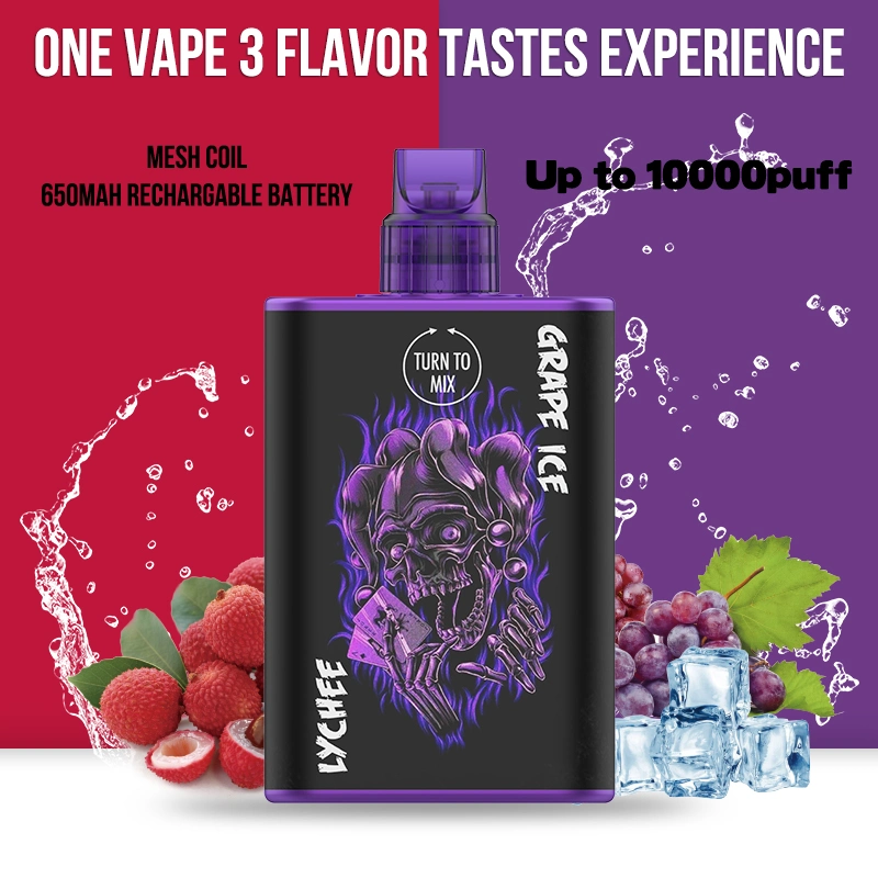 Wholesale/Supplier OEM ODM Online Shopping Factory Mixed Flavors Vape 10000 12000 Puff Disposable/Chargeable 650mAh Recharge Electronic Cigarette with Fruit Tastes Dual Flavor