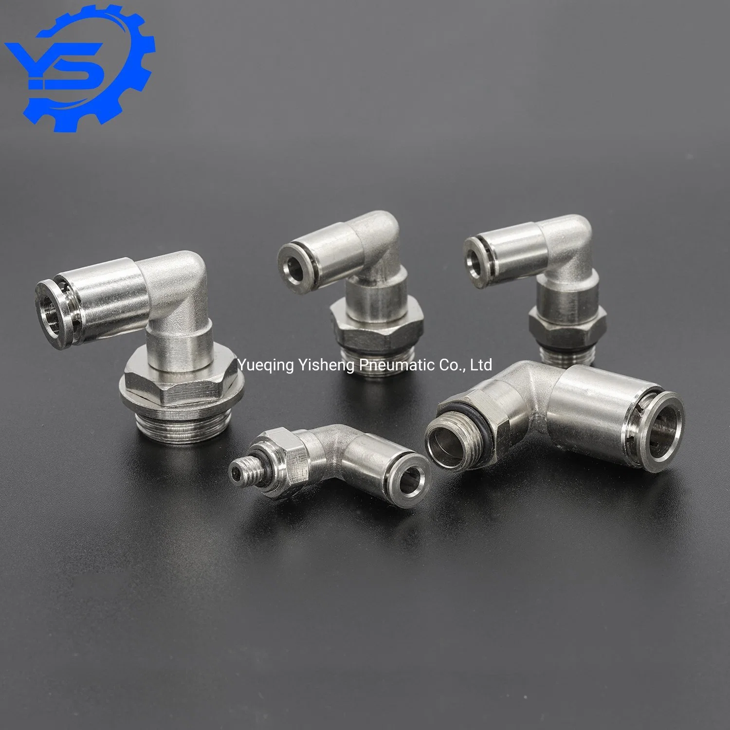 Pl4-M5 Pl4-01 Pneumatic Elbow Male G Thread Connector Pl Type Plastic Hose Air Pneumatic Fitting