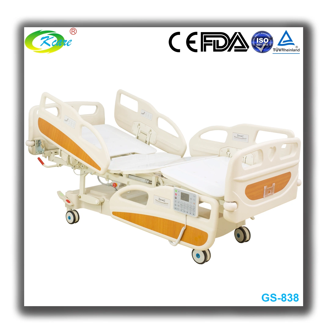 Factory Manufacturer Whole Sale Hospital Furniture Patient Medical Beds 5 Function Electric ICU Hospital Bed