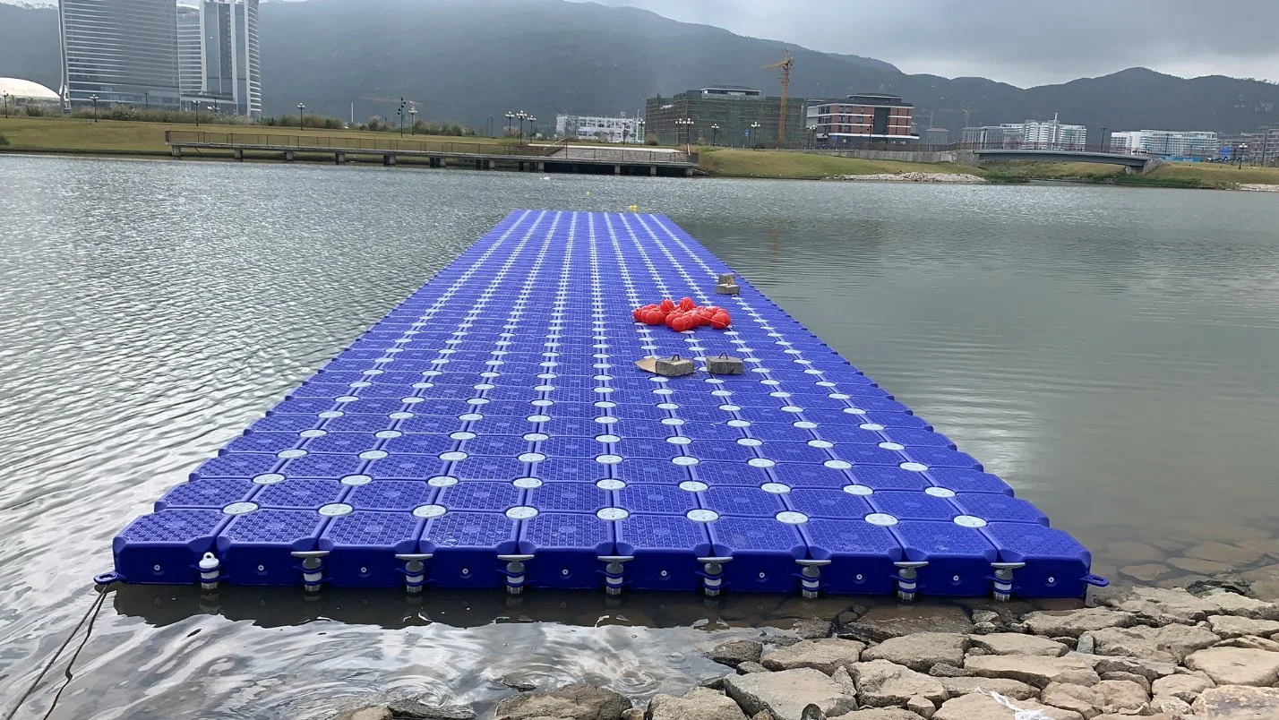 Raw Material Floating Dock with Plastic Pontoon Cube Factory Price