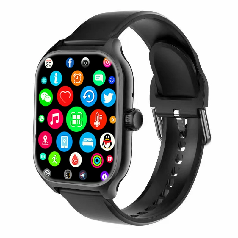 2023 Novo F12 Music Watch Smartwatch com Tela HD de 2,02 polegadas para Homens e Mulheres, Esportivo e Saudável.